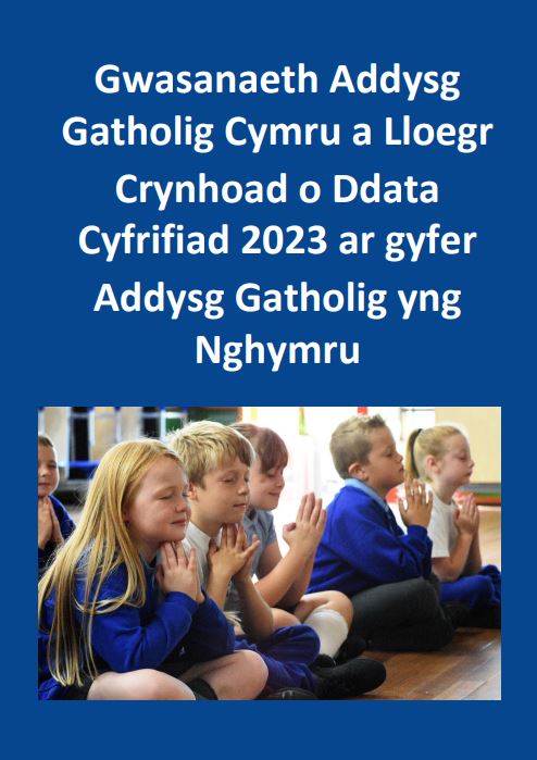 CES census 2023 front cover Welsh language